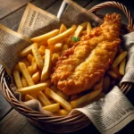 Fish and Chips in a basket