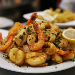 Piatto fritto misto di pesce